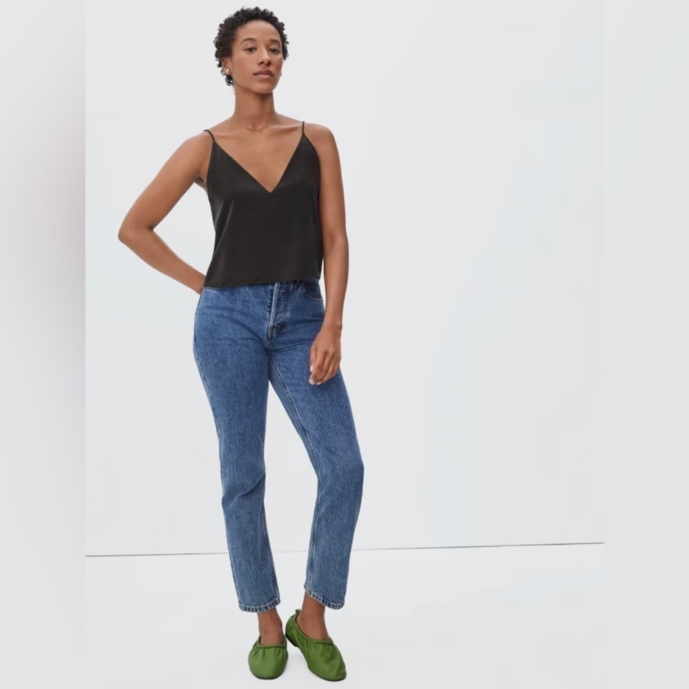 Everlane The Washable Silk Cropped Cami SZ 6  NWT SOLD Out Online